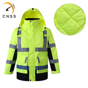 cnss新半岛官方网站_半岛(中国)棉衣 交通冬季安全加厚棉服两件套